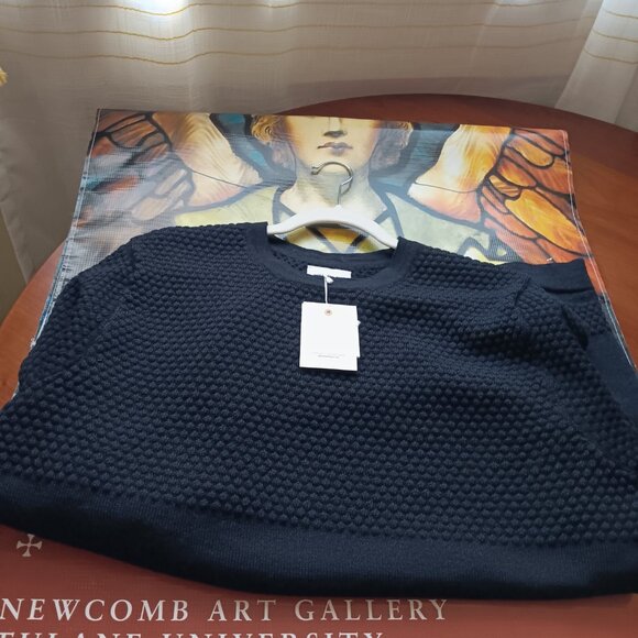 Men's NWT Norse Projects Navy Blue Wool Sweater - Picture 7 of 10